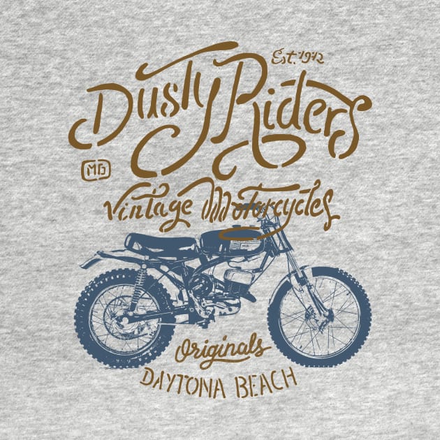 DUSTY RIDERS, VINTAGE MOTORCYCLES by KUMAWAY